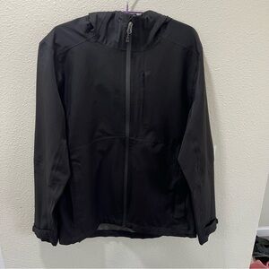 Swiss Tech Black and Silver Jacket Men’s Size small outdoor lightweight athletic